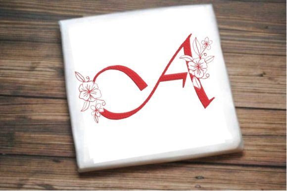 A Floral Monogram Letter Review
