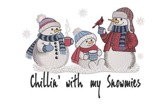 Chillin with My Snowmies Embroidery Review