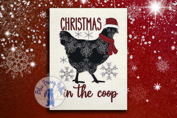 Christmas in the Coop Embroidery Review