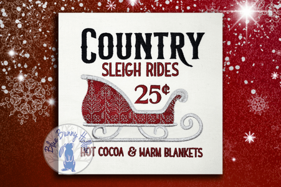 Country Sleigh Rides 25¢ Embroidery Review