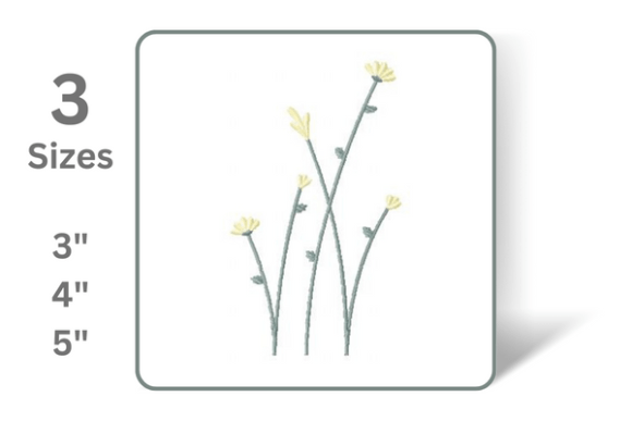 Delicate Flower Stems Embroidery Review
