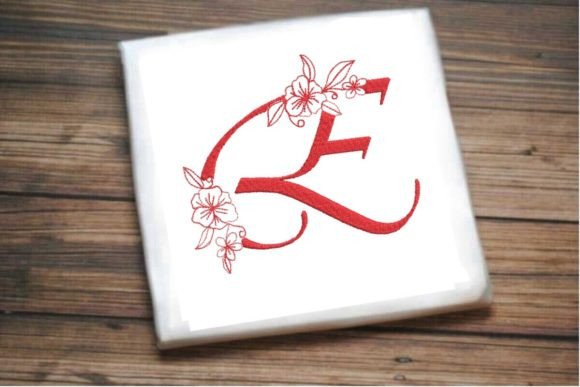 E Floral Monogram Letter Review