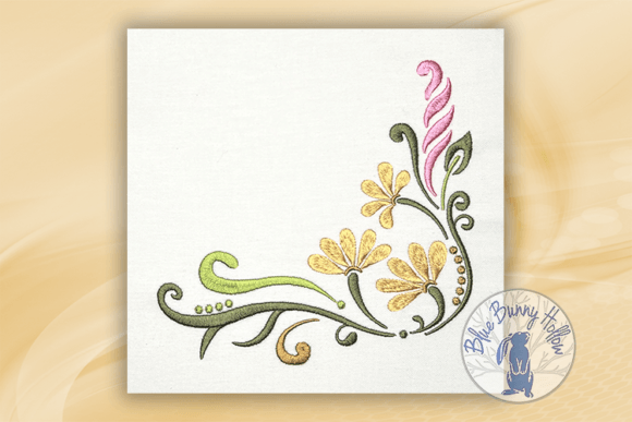 Floral Corners 2 Review for Apparel Design