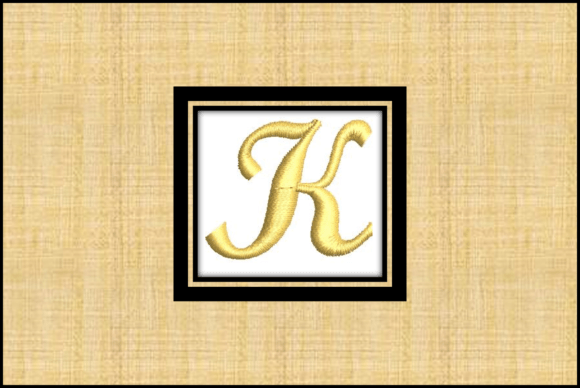 Gold Letter K Embroidery Design Review