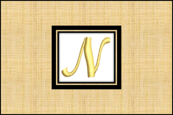 Gold Letter N Embroidery Design Review