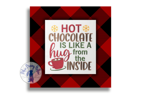 Hot Chocolate is Like a Hug Embroidery Review