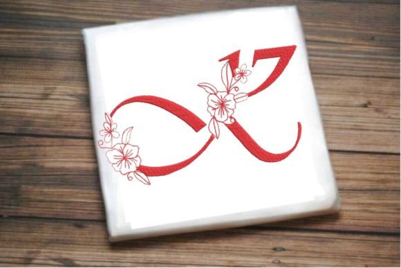 K Floral Monogram Letter Review for Seasonal Use