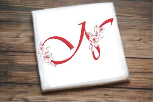 N Floral Monogram Letter Review