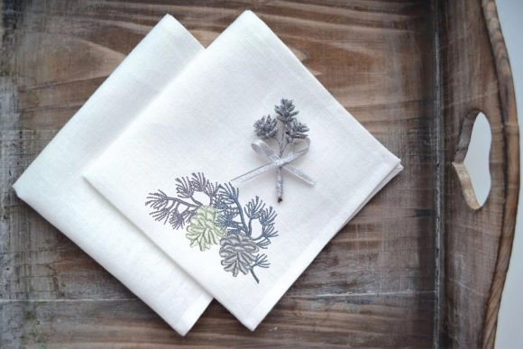Pine Branch with Two Cones Embroidery Review