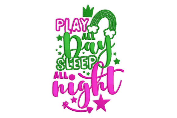 Play All Day, Sleep All Night Embroidery Review