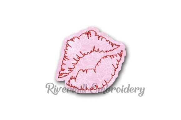 Raggy Applique Lipstick Embroidery Review