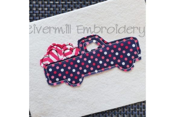 Raggy Applique Truck with Hearts Embroidery Review