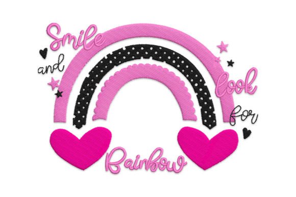 Rainbow Hearts Embroidery Review