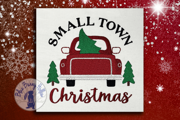 Small Town Christmas Embroidery Review