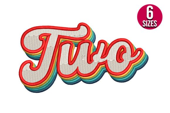Two Retro Embroidery Design Review for Small Business Merchandise