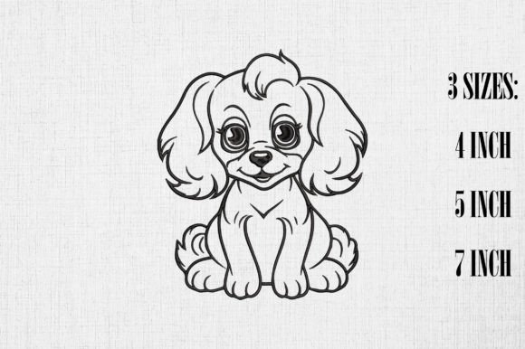 Valentine Cavalier King Charles Spaniel Embroidery Review
