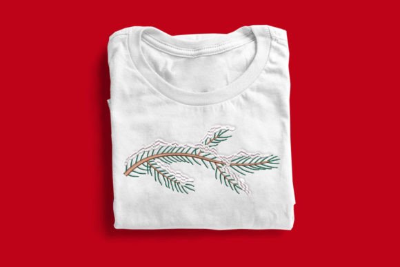 Winter Tree Branch with Snow Embroidery Review
